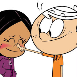 lincoln_loud, ronnie_anne_santiago, theloudhouse / Ronniecoln Nose Boop