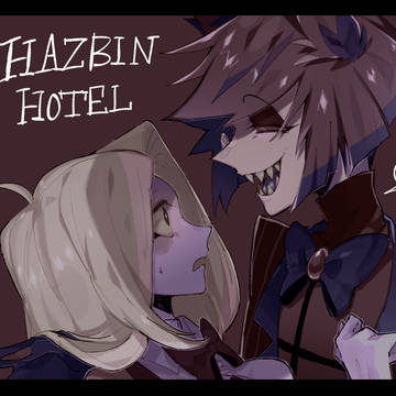Hazbin Hotel, HazbinHotel, Alastor / ハズビンホテル感想風落書き