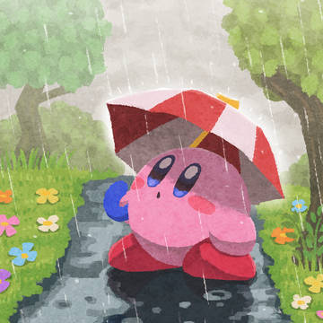 Kirby, kirby, Kirby / 雨の日