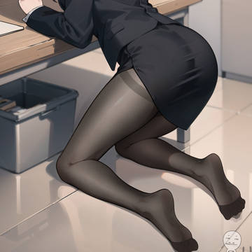 foot fetishism, office lady, slit / 恥ずかしい shy 34