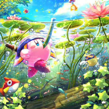 Kirby, kirby, ninja / 忍者修行～水遁の術