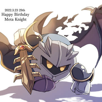 meta knight, Kirby, Kirby 100+ bookmarks / メタナイト誕生祭2022