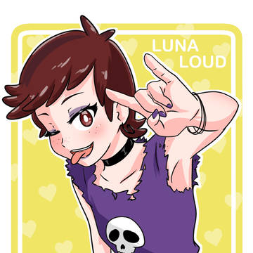 loud, The_Loud_House, Una_Casa_De_Locos / anniversary Luna Loud