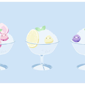 original, Sweets Bird, Strawberry Chick / 三色シャーベット