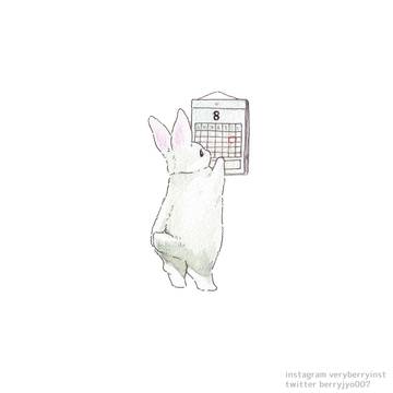 VeryBerry, bunny, rabbit / 〜うさぎさんのお盆１〜