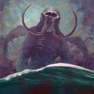 sci-fi monster, original, sea / 浮上する不浄