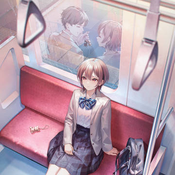 original, in the train, schoolgirl / なみだの恋