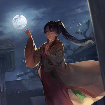 Koito Fukumaru, full moon, The Idolmaster: Shiny Colors / 4645