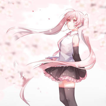 VOCALOID, hatsune miku, sakura / 桜