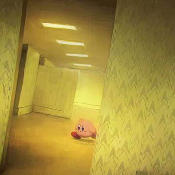 backrooms, Kirby, kirby / まいごのカービィ