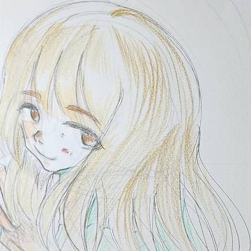 Miya Miyao, color pencil, The Idolmaster: Million Live! / 宮尾美也　ミリペン+色鉛筆