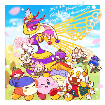 Kirby, kirby, Kirby Triple Deluxe / カービィお祝い 32周年まとめ