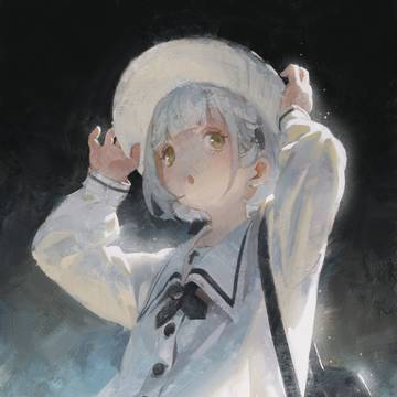 girl, white hair / Sayo / May 4th, 2024